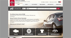 Desktop Screenshot of nissanofathensparts.com